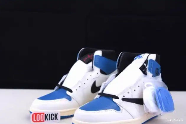 1 White Jordan Air and Travis Scott DH3227-105 Blue 0512